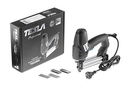 Степлер электрический Tesla TES2000 скоб. 15-25мм гвоз.15-32мм