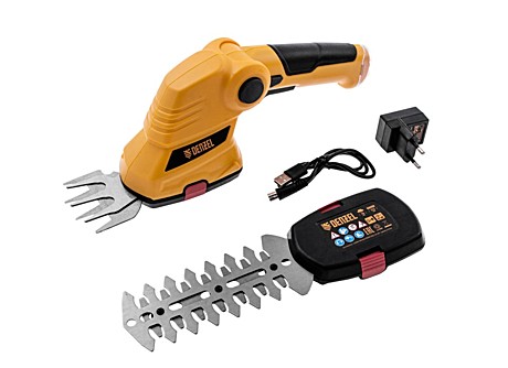 Ножницы-кусторез аккумуляторные Denzel G411 с акк. 3.6В Li-Ion 1.5 Ач 96817