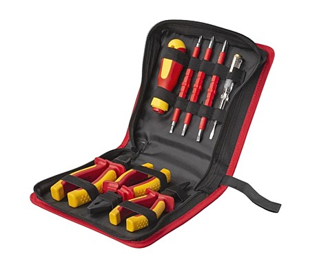 Набор диэлектрического инструмента в чехле онлайт 90 174, 10 предметов