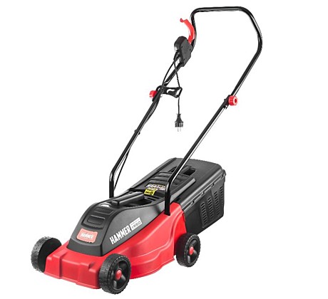 Газонокосилка электрическая Hammer ETK1000  1000Вт шир.32см выс.25-55мм травосборник 25л