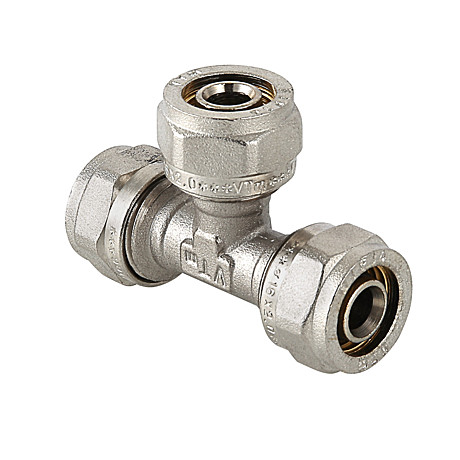 Тройник обжимной Valtec VTm.331.N.261620 26х16х20 мм