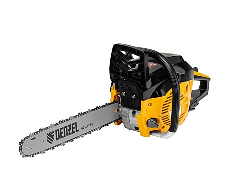 Бензопила Denzel DGS-4516, шина 40 см, 45 см3, 3 л.с, шаг 3/8, паз 1.3 мм, 57 звеньев 95230