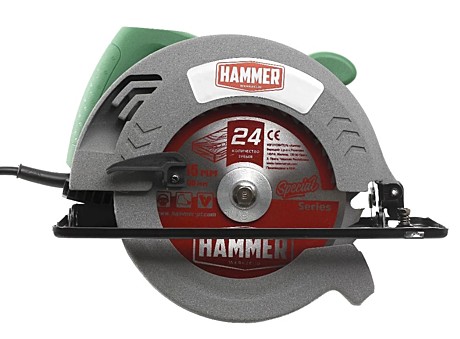 Пила циркулярная Hammer Flex CRP1500/185  1500Вт 5600об/мин 185x30мм макс.пропил 59мм
