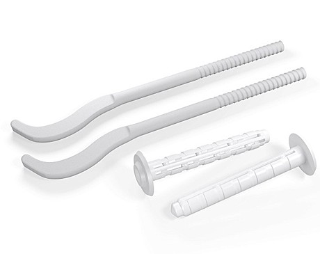 Комплект плоских кронштейнов с дюбелями 7,2х170мм