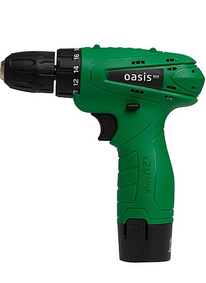 Акк.дрель Oasis AS-12V Eco (J) 1х1,5 Ач, 22Нм, 350 об/мин