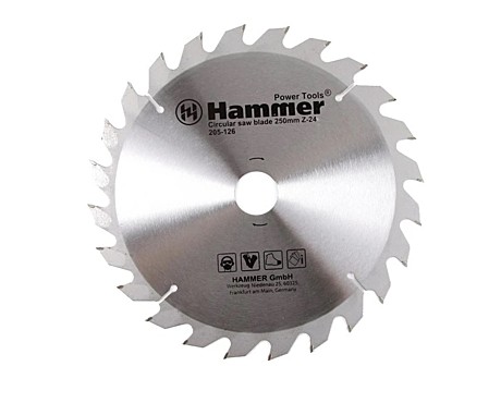 Диск пильный 250мм, 24 зуб, 30/20/16мм Hammer Flex 205-126 CSB WD   по дереву