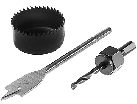 Набор для установки замков HAMMER Flex 202-940  НаборNo40 (Hex) 22мм, коронка 55*22мм (6мм)