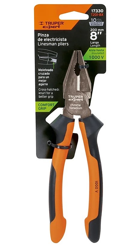 Плоскогубцы Truper 200 мм T201-8X 17330