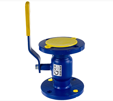 Кран шаровый 11с67п DN 50 PN 40 фланцевый Ci (Россия)