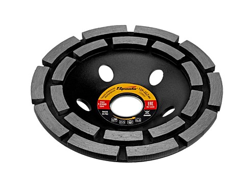 Чашка алмазная Sparta 125 мм, двухрядная