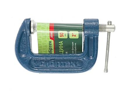 Струбцина Сибртех G-образная, 50 мм 20580