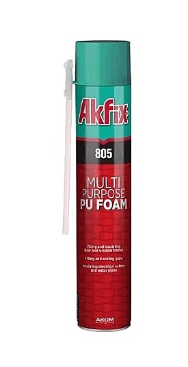 Akfix 805 Многоцелевая бытовая полиуретановая пена, 350 гр., шт FA013
