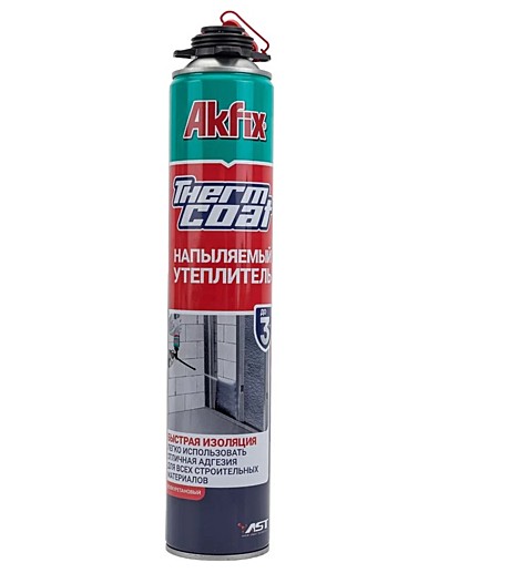 Akfix Thermcoat Напыляемый ПУ утеплитель, 930 гр. FA014