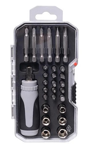 Набор бит и торцевых головок, MH, 28 предметов, в ассортименте