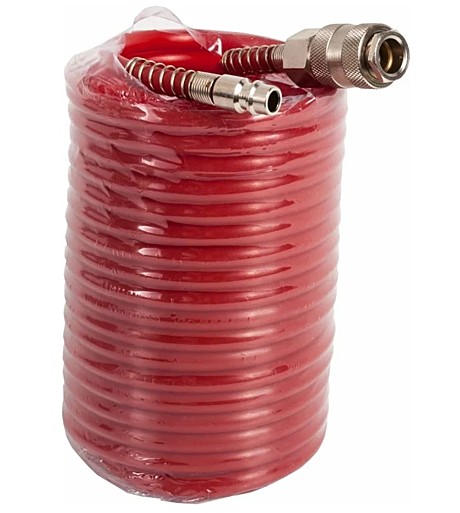 Шланг пневматический QE спиральный 10 м