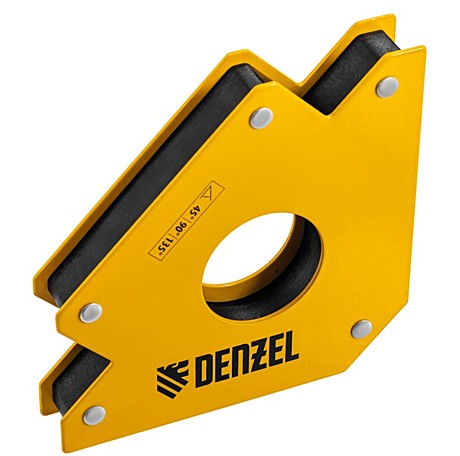 Сварочный магнит.уголок Denzel 34кг 97560