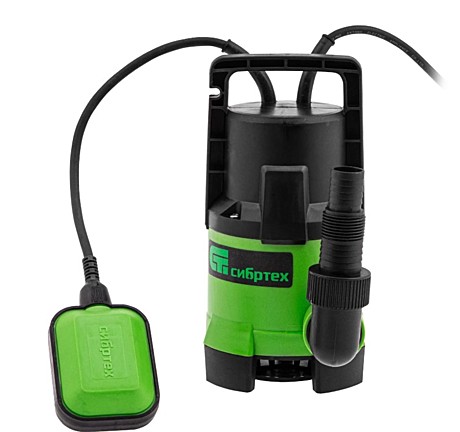 Насос дренажный Сибртех СДН450-35, 450 Вт,для грязной воды, напор 5.5 м, 8000 л/ч