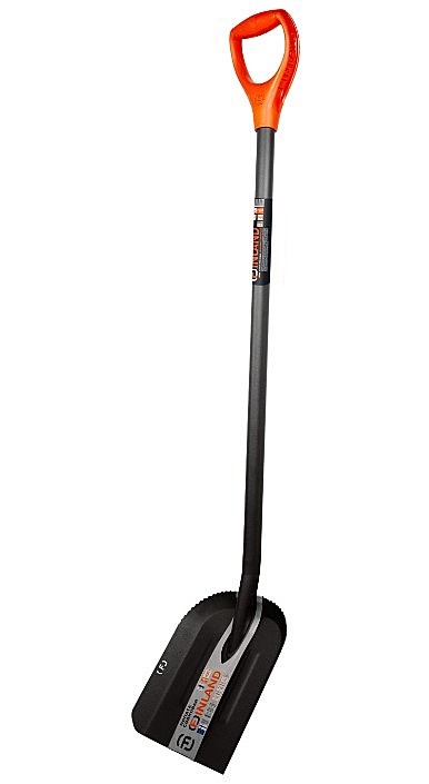 Лопата совковая FINLAND цельнометаллическая, 230х275х1250 мм, 2599