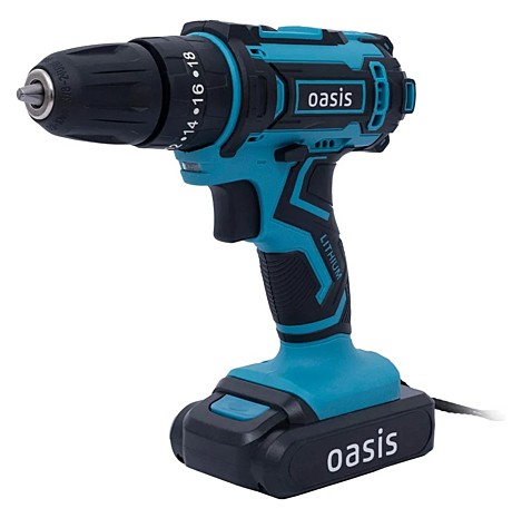 Акк.дрель удар. Oasis ASU-14S 14.4В, 2х2Ач, 35Hm, 1350 об/мин