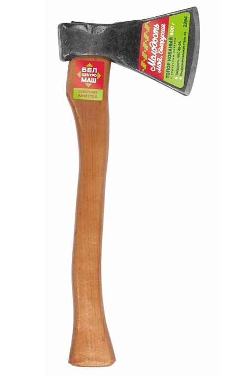 Топор 600 г., БЦМ кованый с радиусным лезвием 2254