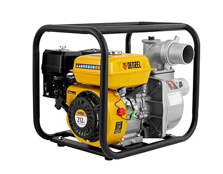 Мотопомпа Denzel PX-80, для чистой воды, 7 л.с, 3