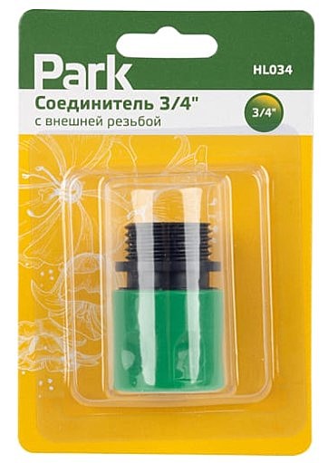 Штуцер мама - резьба наружная сад. 3/4