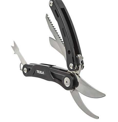 Мультитул Tesla МТ-06 садовый, нержавеющая сталь, алюминиевая рукоятка