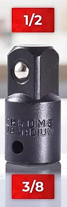 Адаптер под головки 3/8 - 1/2 Dragan