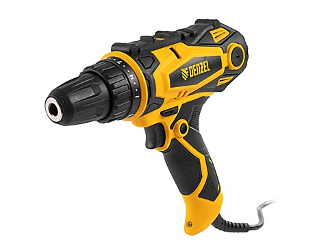 Дрель шуруповерт Denzel SD-300-10, 300Вт,патрон 10мм, 40Нм, 0-400/0-1600 об/мин 26201