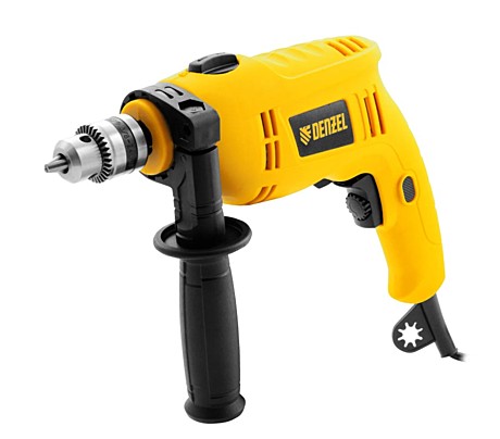 Дрель ударная Denzel ID-550, 550 Вт, 0-2900 об/мин, 46400 уд/мин