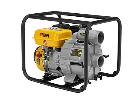 Мотопомпа Denzel PX-80D7, для грязной воды, 7 л.с., 3
