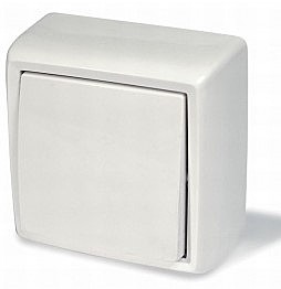 Выключатель 1 клавишный А1 10-041 открытой установки «REONE»