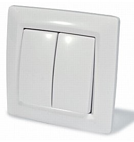 Выключатель 2 клавишный С5 10-037 скрытой установки «REONE»