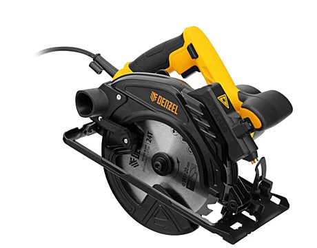 Пила циркулярная Denzel CSH-185, 1400 Вт, 185х20 мм, гл.пропила 65мм, 5500 об/м 27304