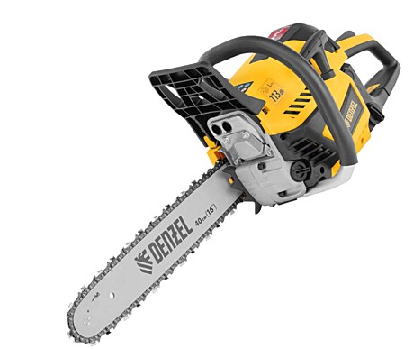 Бензопила Denzel DS-4516, шина 40 см, 45 см3, 2,5 л.с, шаг 0,325, паз 1,5 мм, 64 звена