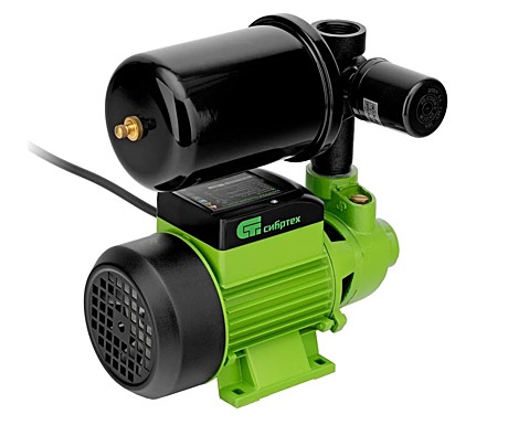 Насосная станция НС400-Ч, 400 Вт, напор 32 м, 2100 л/ч, ресивер 2 л Сибртех 97246