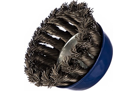 Кордщетка для УШМ ПРАКТИКА чашеобразная витая 75 мм М14 (1шт.) блистер