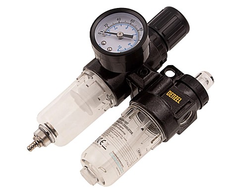 Блок подготовки воздуха регулятор-фильтр-лубрикатор FLR1500, 10 бар, 1500 л/мин, 1/4